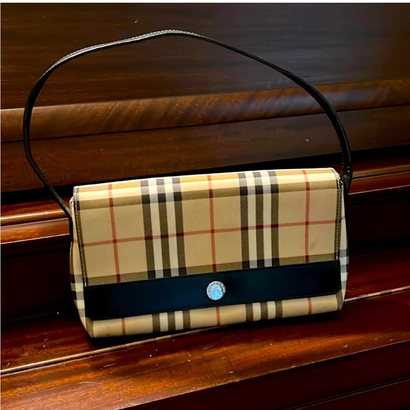 Burberry Nova Check Flap Shoulder Bag - Picture 1 of 4